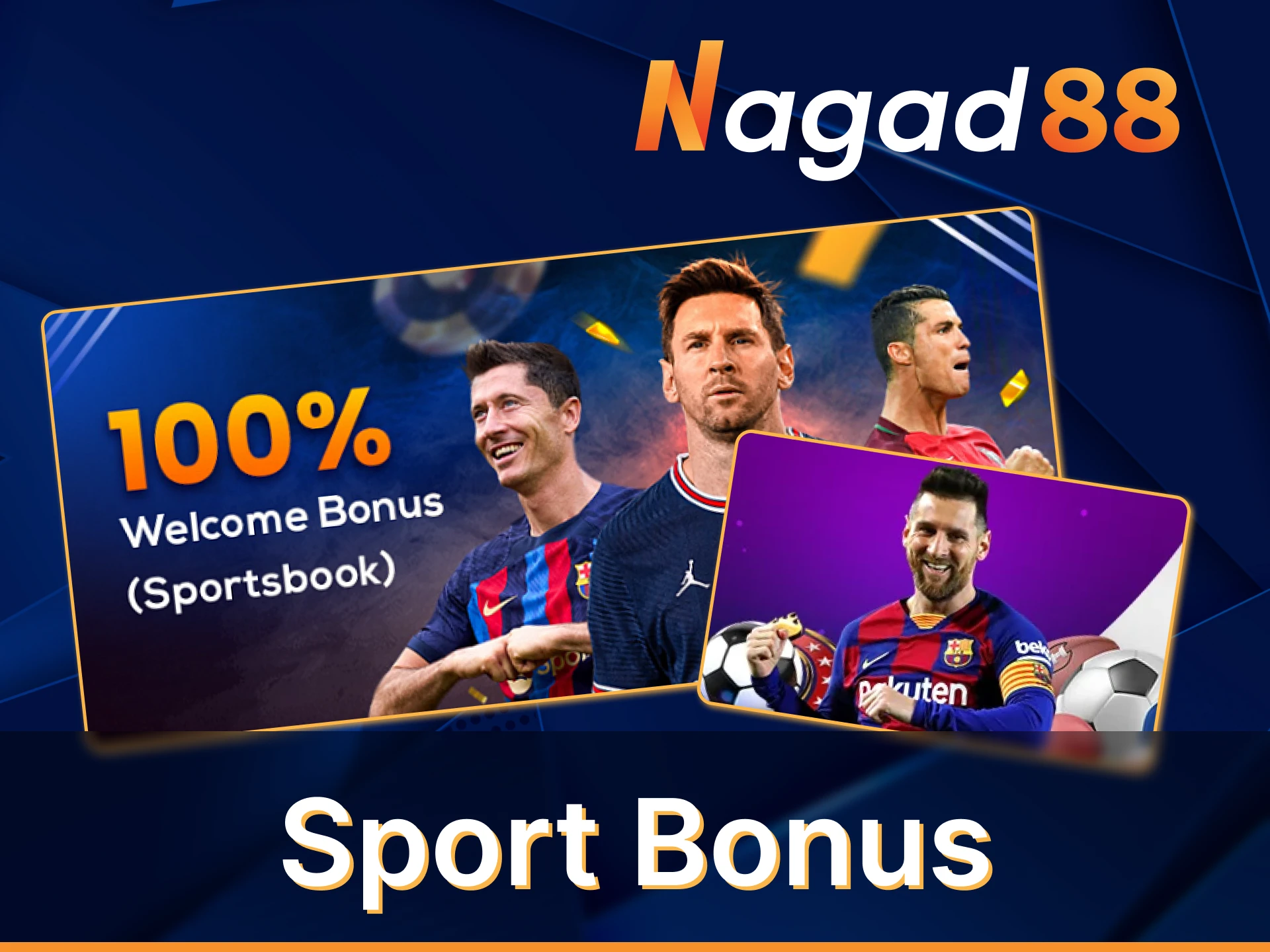 Get a lucrative welcome sport bonus Nagad88 after your first deposit.
