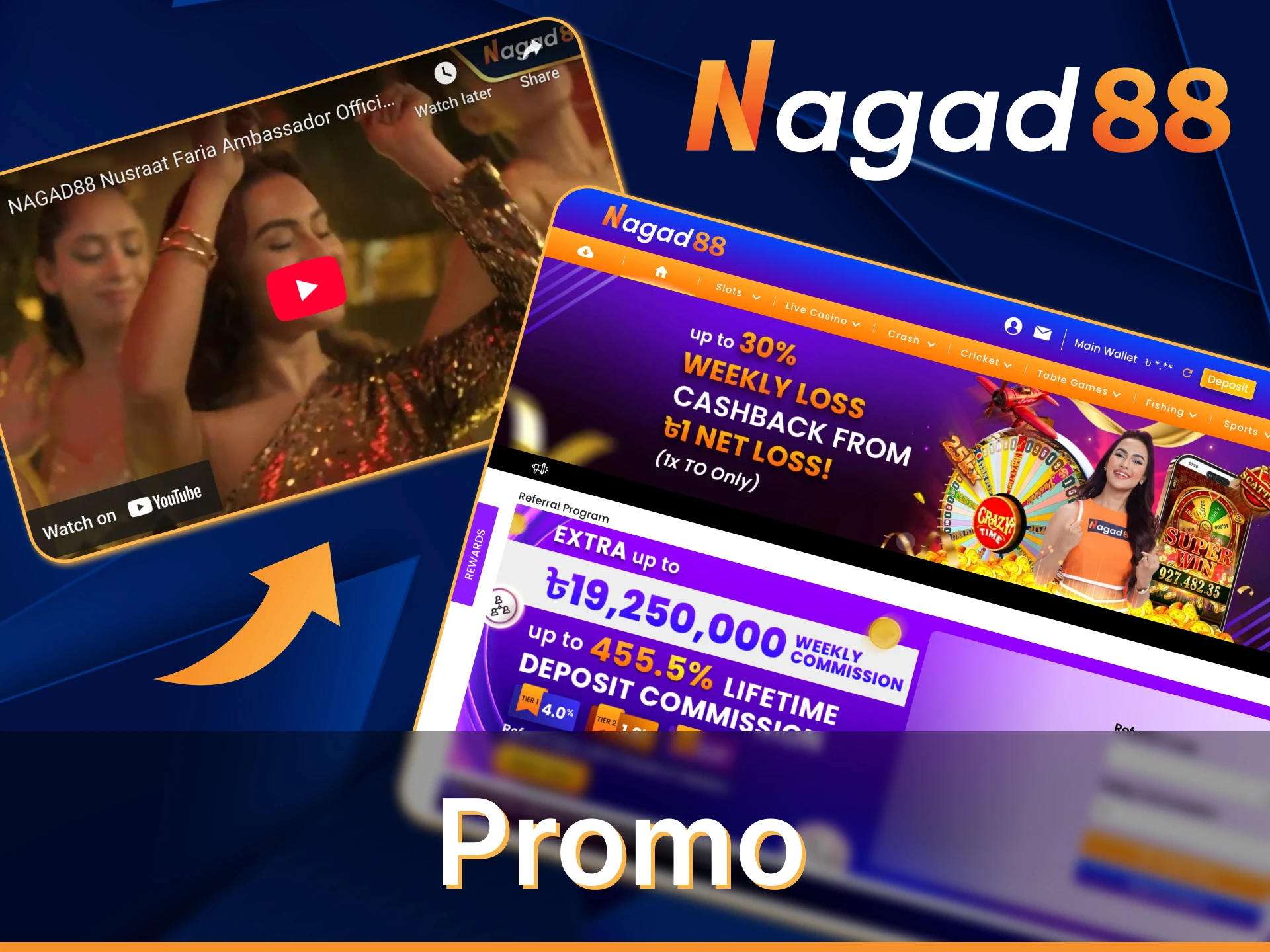 Watch the promo with official ambassador Nagad88 Nusraat Faria.